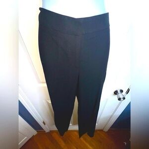 NWT Marshall Fields Women’s 8 Black Wool Straight Leg Trouser Dress Pants M